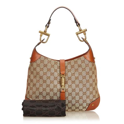 gucci brown handbags|vintage Gucci brown leather handbag.